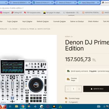 Denon Prime 4+ Ürün Fiyatı Aniden Artıp Sepetimden Kaldırıldı