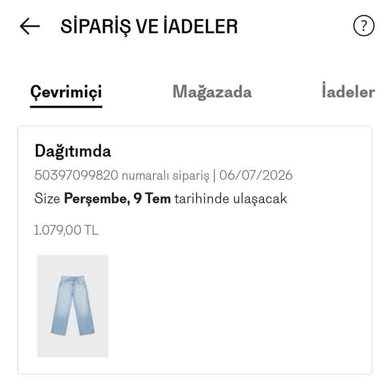 Stradivarius Kargo Gecikmesi Ve İade Talebi
