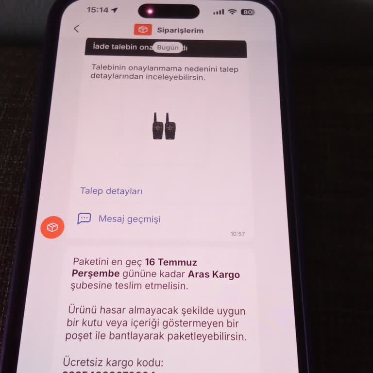 Yanıltıcı Aselsan İddiası Ve Arızalı Telsiz Nedeniyle İade Reddi