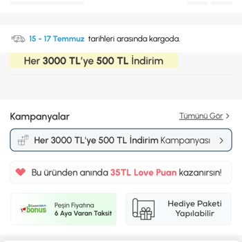 Karaca Züccaciye Kampanya Şartlarına Uyulmadı