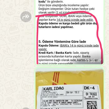İade Ücreti 1500 TL Geri Ödenmediği İçin Mağduriyet