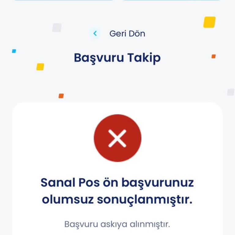 Sanal Pos Başvurumun İş Modeli Nedeniyle Reddedilmesi Ve Açıklama Talebi