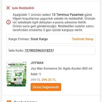 Satıcı Yanıltan İade Reddi Ve Destek Tutumu