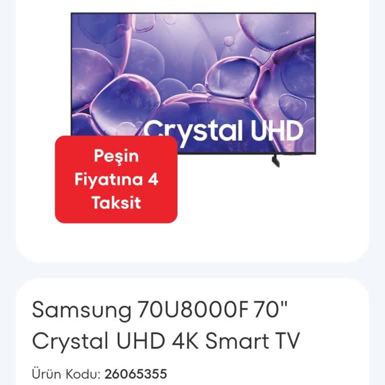 A101 Mağazasında Samsung TV Kampanyası Yanıltıcı Bilgilendirme