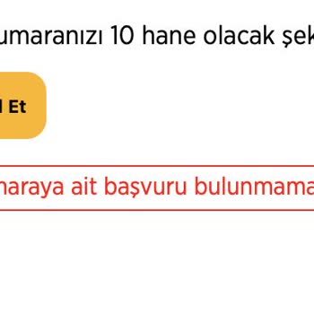 Kimlik Numarası Kayıtlı, Telefon Numarası Çalışmıyor: 3’te 3 Başvurusu Engellendi