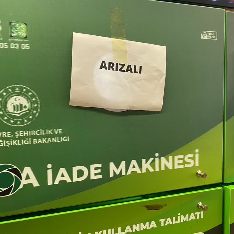 Nevşehir Ürgüp’te Depozite İade Cihazları Arızalı Olması Nedeniyle Mağduriyet