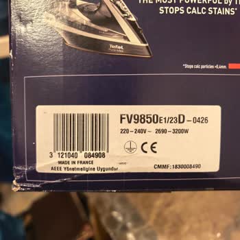 Tefal Puremax Ütü Yetersiz Buhar Ve Su Sızıntısı Sorunu