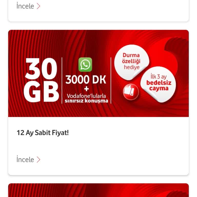 Vodafone Tarife Detaylarında Dakika Hakkı Çelişkisi