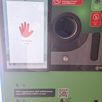 Migros Mezitli GMK Bulvarı Depozito İade Makinesi Sürekli Arızalı