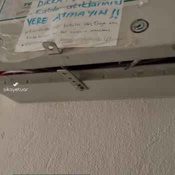 Kablo Net'ten Gelen Çalışanın Artık Malzemelerini Kapı Önüne Atması