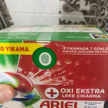Ariel Pods Oxi Kapsül Deterjanı Tülde Renk Oluşturdu Ve Mağdur Oldum