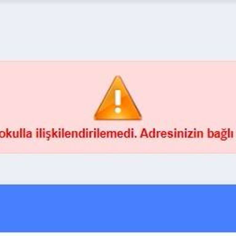 E-Okul Adres İlişkilendirme Sorunu LGS Tercihini Engelliyor