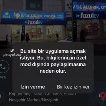 Fuzul Ev Nevşehir Şubesi Pişmanlıktır