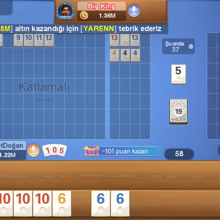 Okeyde Aynı Anda Üç Kırmızı 10 Görülmesi Hile Şikayeti
