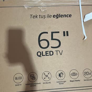 Yanıltıcı QLED TV Gönderimi Ve Cevapsız Satıcı