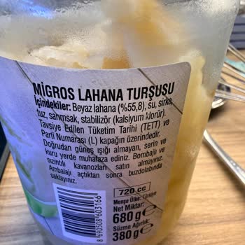 Migros Lahana Turşusunda Böcek Tespiti Ve Hijyen İyileştirme Talebi