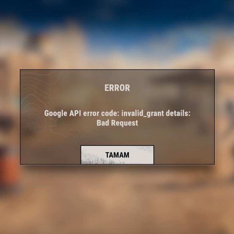Oxide Oyununda Google API Hatası Girişi Engelliyor