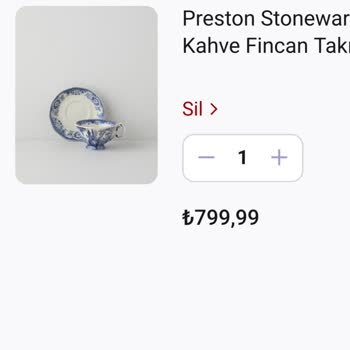 Trendyol’da English Home Kahve Fincanı 14.999 TL’ye Satılıyor