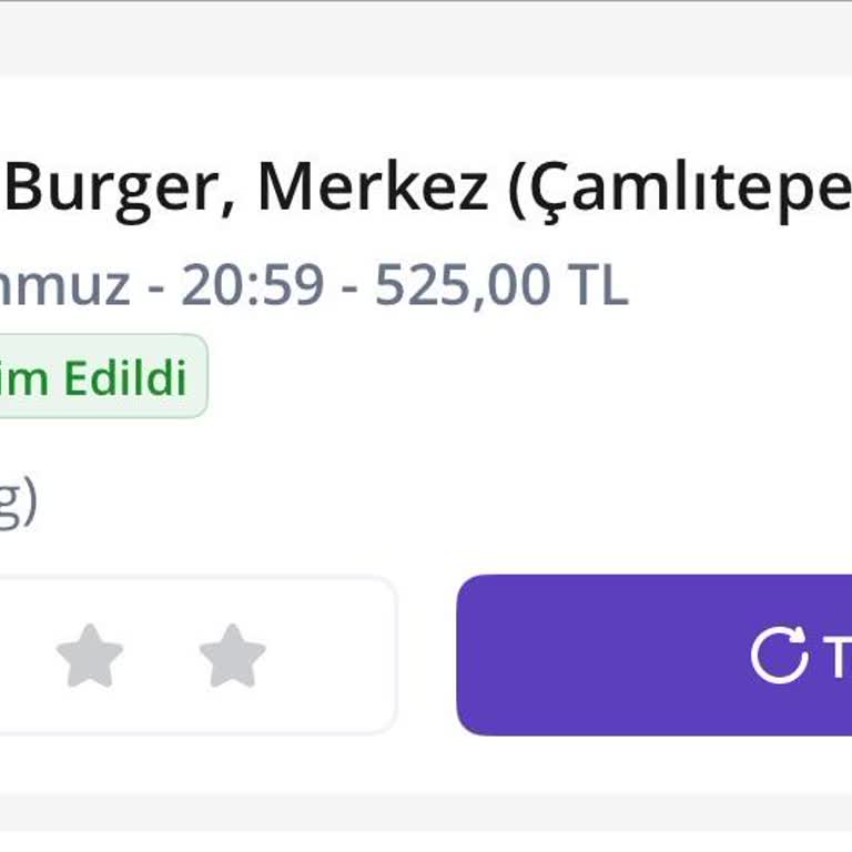 500 TL'lik Sipariş İptal Edilemedi Ve Bilgilere Ulaşılamadı