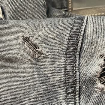 Mavi Kot Pantolunda Arka Bölümde Aşınma Ve Kullanıcı Hatası Reddedildi