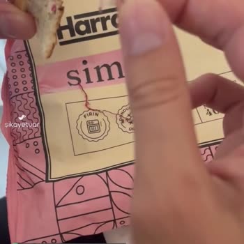 Harras Simitin İçinden İp Çıktı!