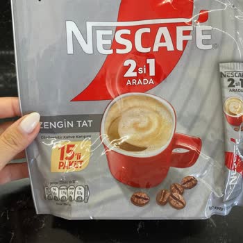 Nescafe 15 Stick Paketi Üzerinde 12 Ürün Çıktı
