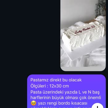 Boyut Ve Yazı Hatalı Devasa Pasta, İade Talebimiz Karşılanmadı