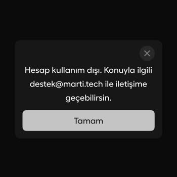 Hesabım Kullanım Dışı Bırakıldı Ve Destek Yanıtı Vermiyor