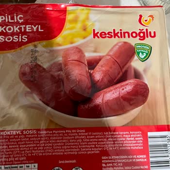 Bozulmuş Piliç Kokteyl Sosis İçin Geri Ödeme Ve Şube Denetimi Talebi