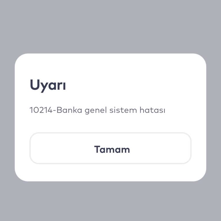 İstanbulkart Öğrenci Kartına Enpara Üzerinden Yükleme Sırasında 10214 Banka Genel Sistemi Hatası