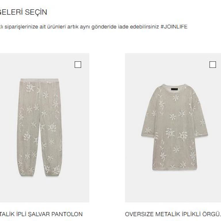Zara Online Mağazada İade Kodu Oluşturulamıyor Ve Yanıt Yok