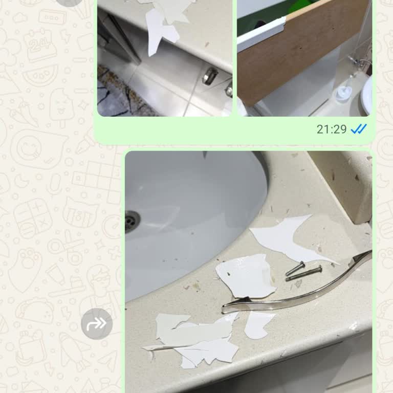 Mervan Mimarlık’tan Alınan Banyo Dolabı Kısa Sürede Bozuldu Ve Sahibi Cevap Vermedi