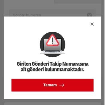 Takip Numarası Çalışmıyor, Ürün Kargoya Verilmedi