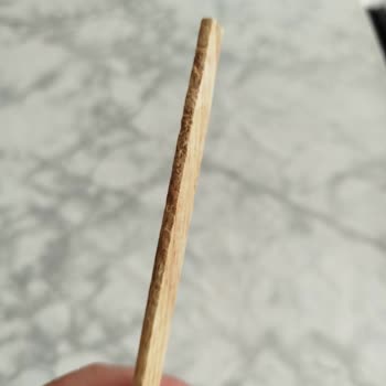 A101'den Alınan Tantitoni Spatula Ahşap Sapta Çapakla