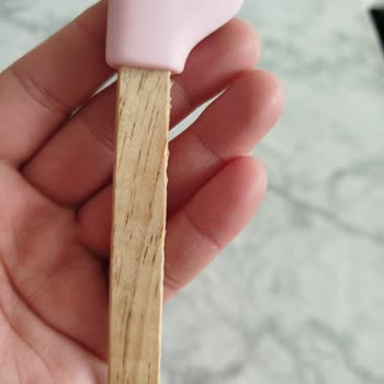 A101'den Alınan Tantitoni Spatula Ahşap Sapta Çapakla