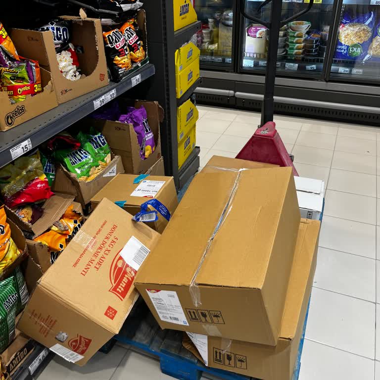 Şok Marketler Mordoğan Mağazasında Çöpler Yerde, Karpuz Kırık Ve Hijyen Yok
