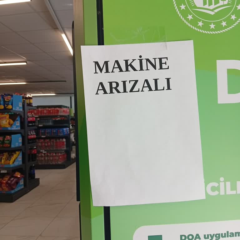 Balıkesir'deki İade Makineleri Sürekli Arızalı Ve Dolu Olması Kullanıcıyı Mağdur Ediyor