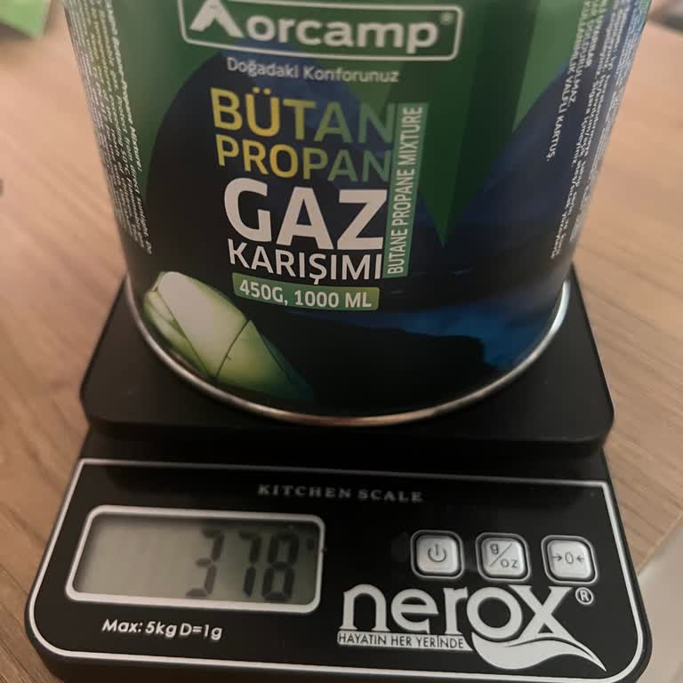 450 Gram Propan Kartuşunda Ağırlık Farkı Ve İçerik Eksikliği