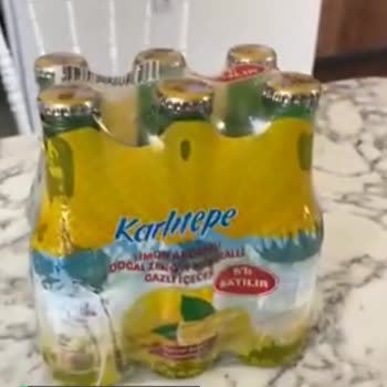 BİM Karlıtepe Limon Aromalı Doğal Zengin Mineralli Gazlı İçecek