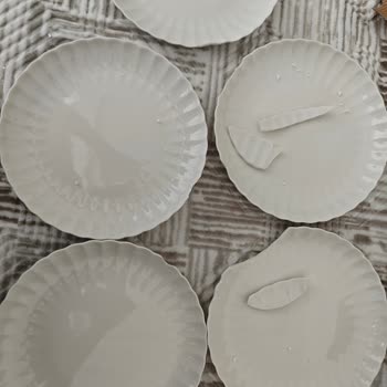 Kırık Parçalarla Teslim Edilen Kütahya Porselen Yemek Takımı