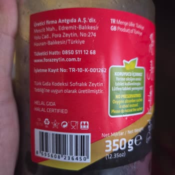 Fora Zeytin Zeytinin Tadı, Görüntüsü ve Kokusu Son Derece Kötüydü