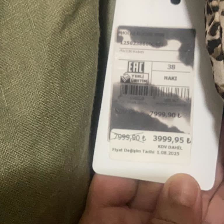 Sipariş Edilen Bedenle Gelen Beden Farkı