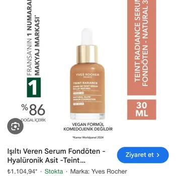 Yves Rocher Ürünleri Nedeniyle Cilt Reaksiyonu Ve Müşteri Hizmetleri İlgisizliği