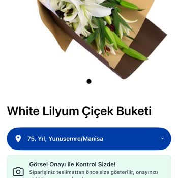 Teslim Edilen Buket Açıklamayla Uyuşmuyor Ve Müşteriyi Yanıltıyor