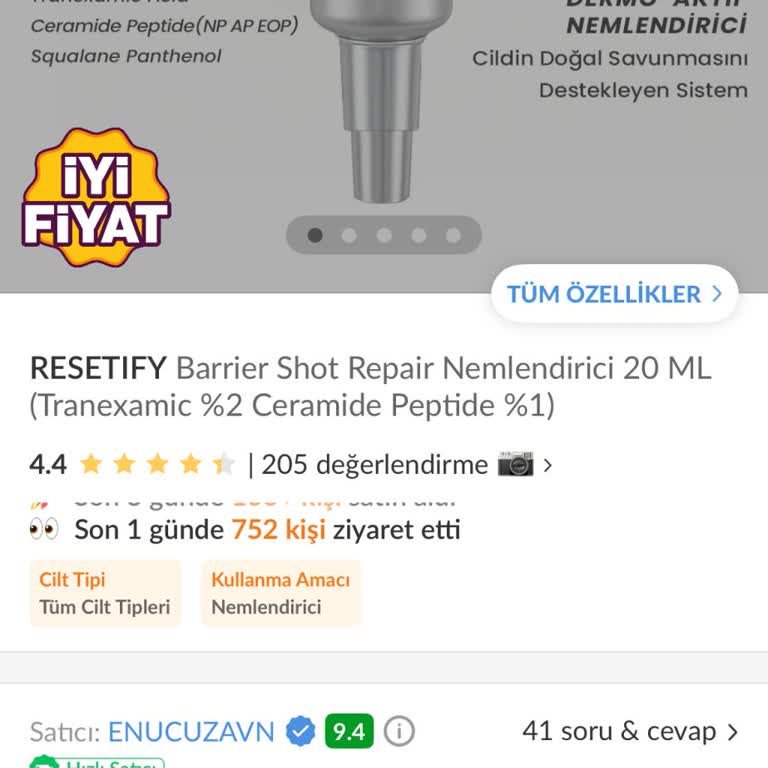 Resetify Ürünlerin Orijinalliği Konusunda Bende Ciddi Bir Şüphe Oluşturdu