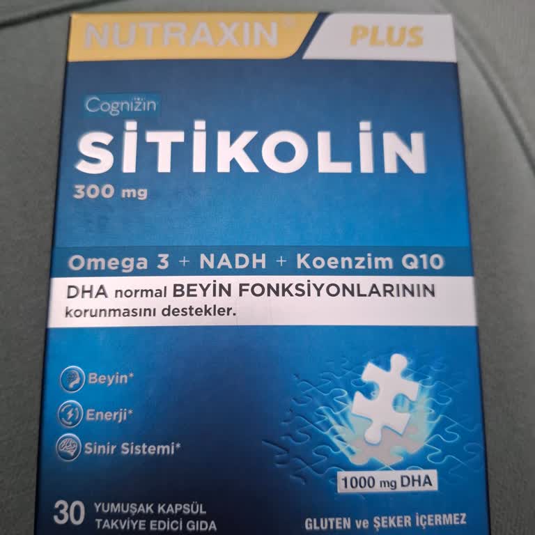 Nutraxin Sitikolin Etiketinde 300 Mg Bilgisi Yanıltıcı