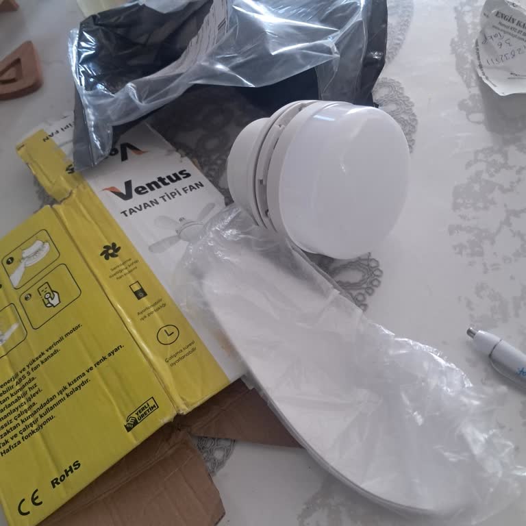 Ventus Tavan Fanı Yırtık Torba Ve Eksik Kumanda Şikayeti