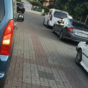 Caddede Acil Araçların Girişi İçin Park Sorunu