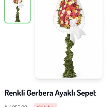 Ürün Görseline Uymayan Çiçek Sepeti