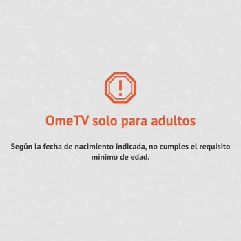 Problemas de acceso a Ome TV por verificación de edad, solicito revisión